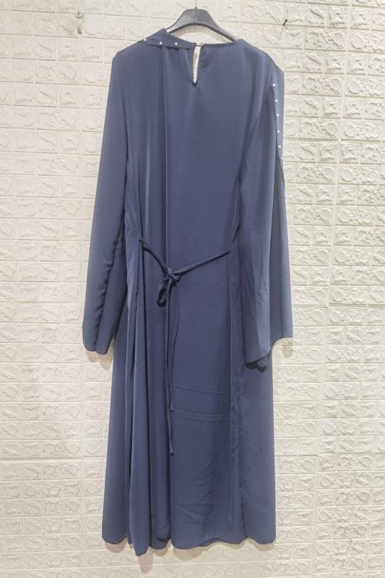 Abaya Femme Taupe ZC MODE ABAYA-2618 Efashion Paris