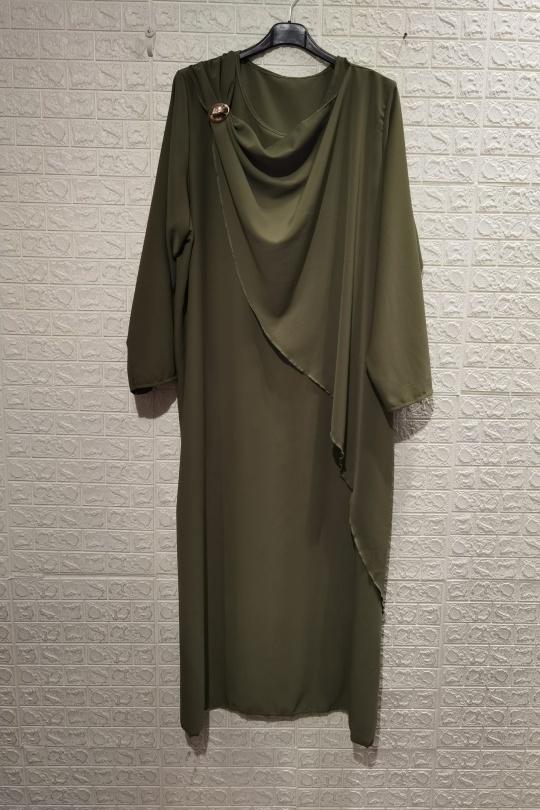 Abaya Femme Bordeaux ZC MODE ZCA03 Efashion Paris