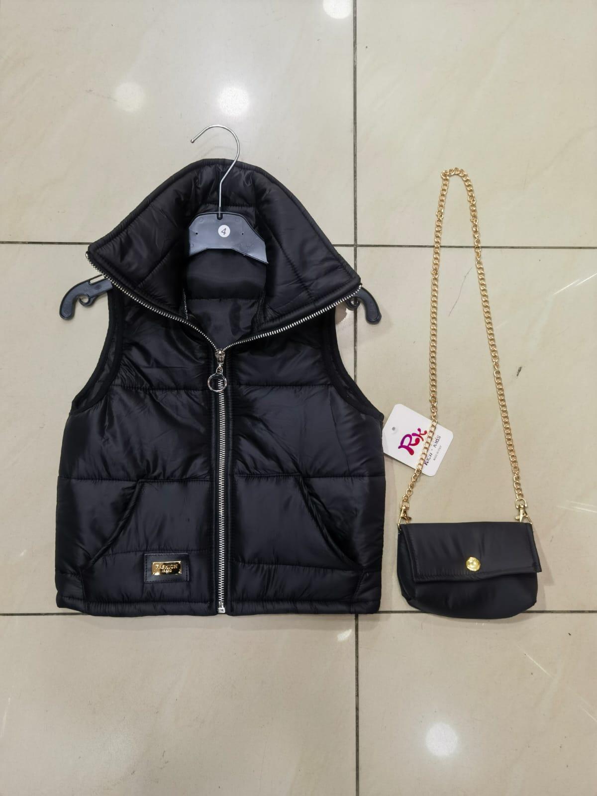 Ropa de abrigo Niño y bébé  Black MINI POMME GILET-2456 #c Efashion Paris