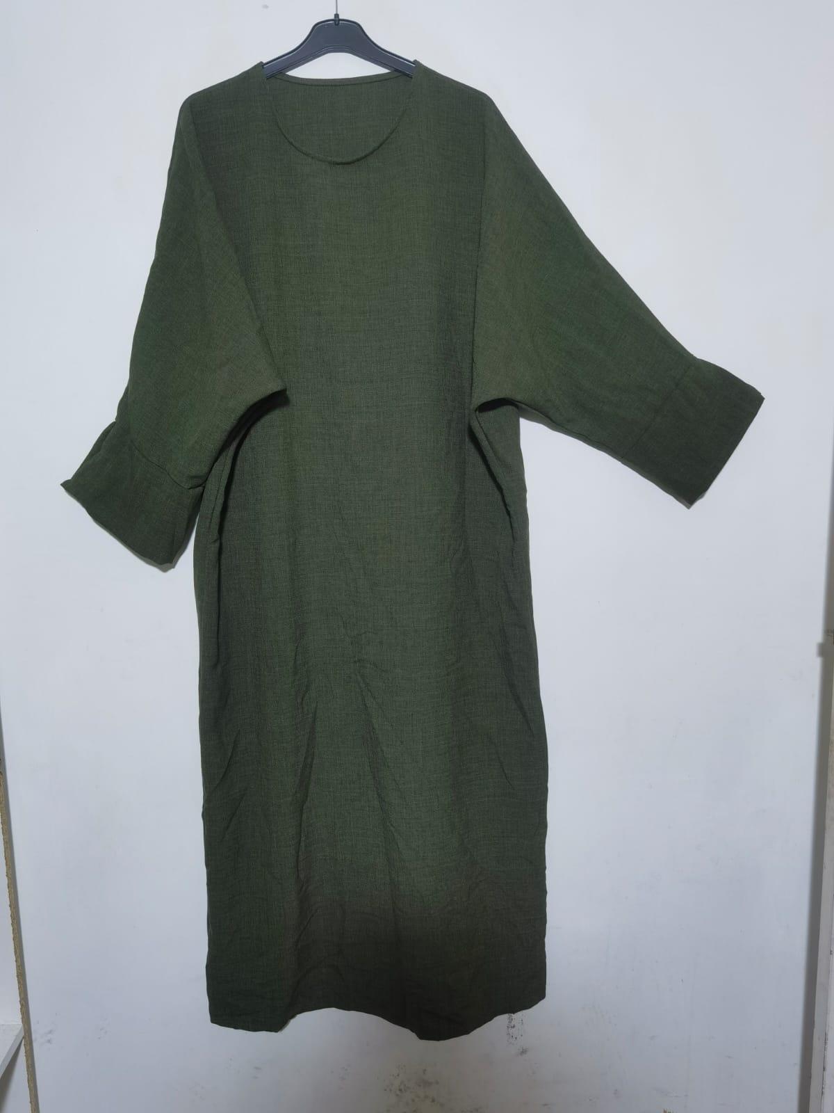 Abaya Femme Kaki ZC MODE ROBE-2480 #c Efashion Paris