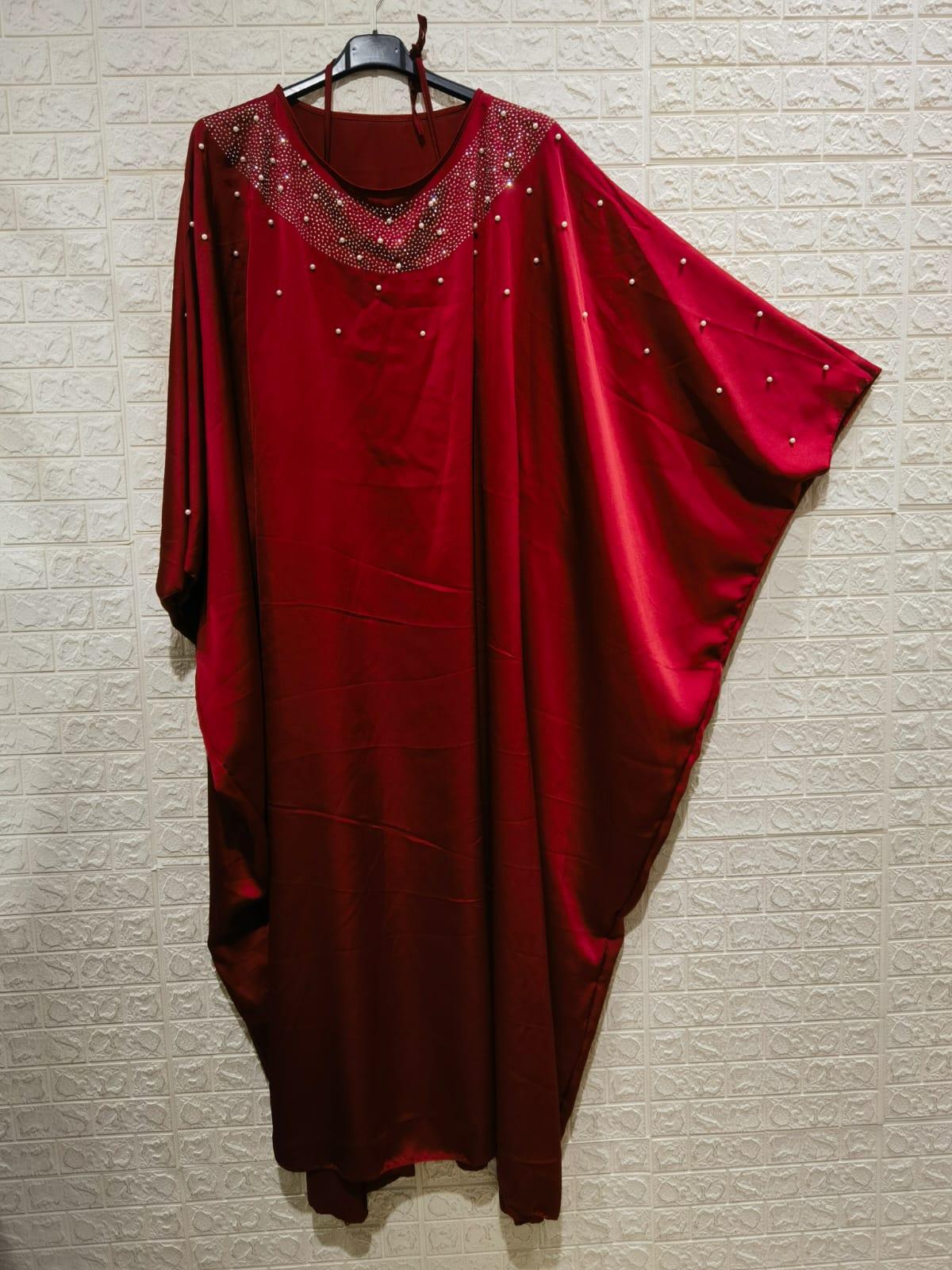 Abaya Femme Bordeaux ZC MODE ABAYA-ZC2602 #c Efashion Paris