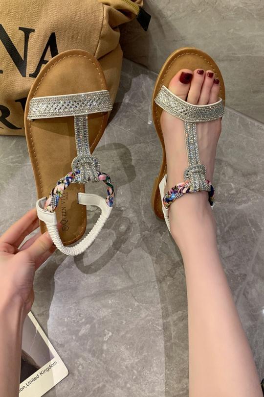Sandales Chaussures 219 3 BLANC VIVI RICH Efashion Paris sur eFashion