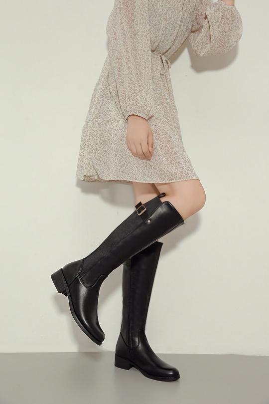 Boots Shoes Black VIVI RICH JK-166 Efashion Paris