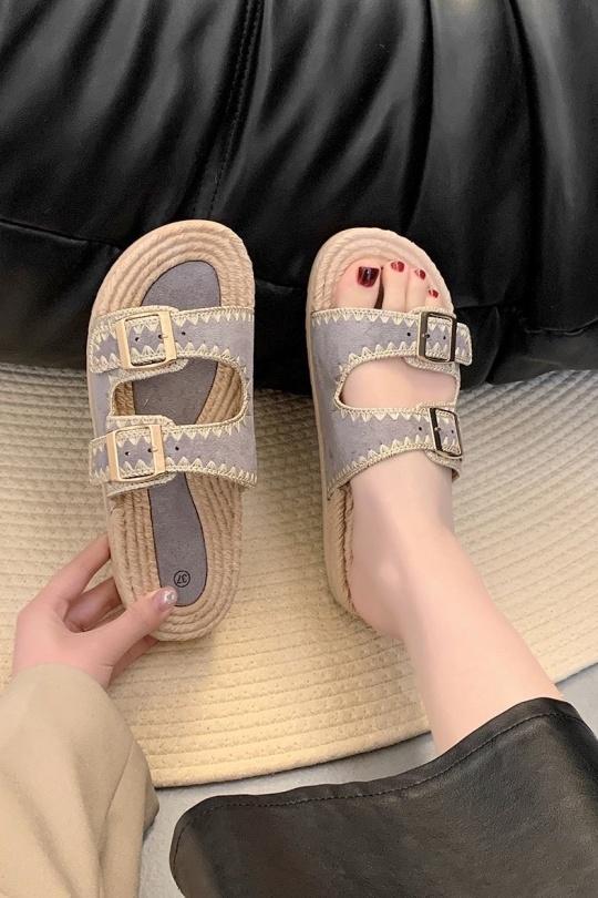 Sandals Shoes Khaki VIVI RICH 98-269 Efashion Paris