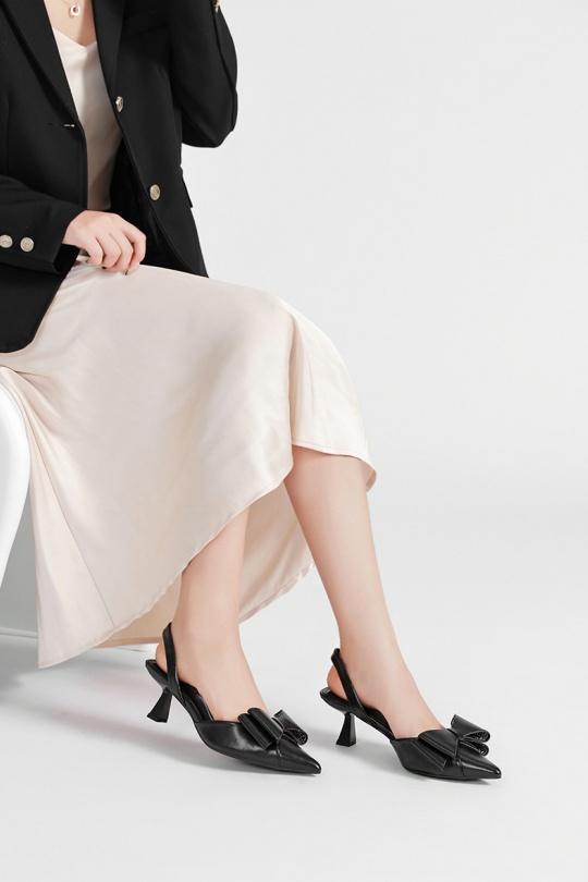 Tacones Zapatos Black VIVI RICH 503-34 Efashion Paris
