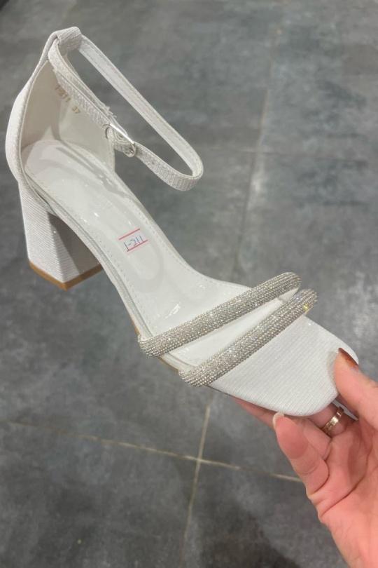 Sandalias Zapatos White VIVI RICH 1-211 Efashion Paris