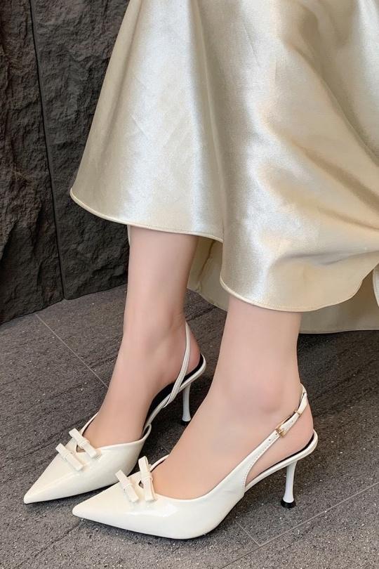 Tacco Scarpe White VIVI RICH 503-33 Efashion Paris