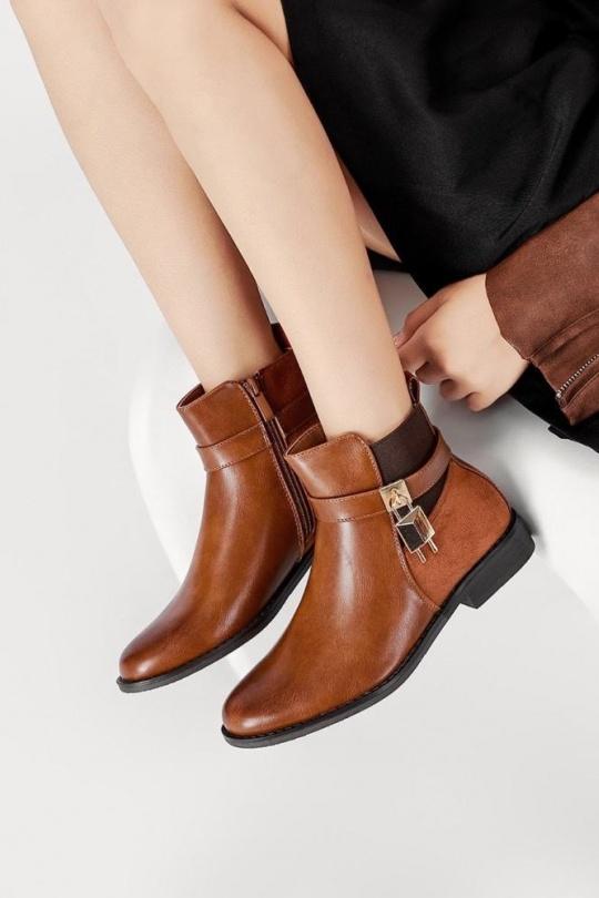 Ankle boots Shoes Camel VIVI RICH FC66 Efashion Paris