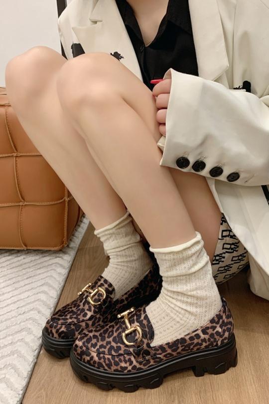 Loafers Shoes Leopard VIVI RICH 1-605 Efashion Paris