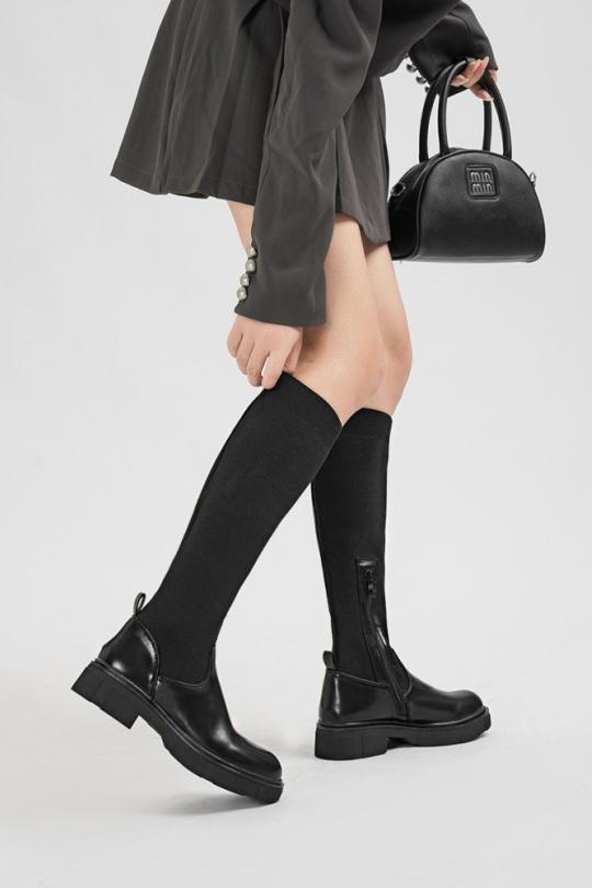 Botas Zapatos Beige VIVI RICH FB-320 Efashion Paris