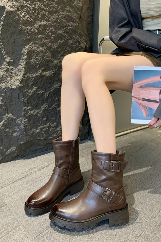 Stivaletti Scarpe Brown VIVI RICH Q020 Efashion Paris