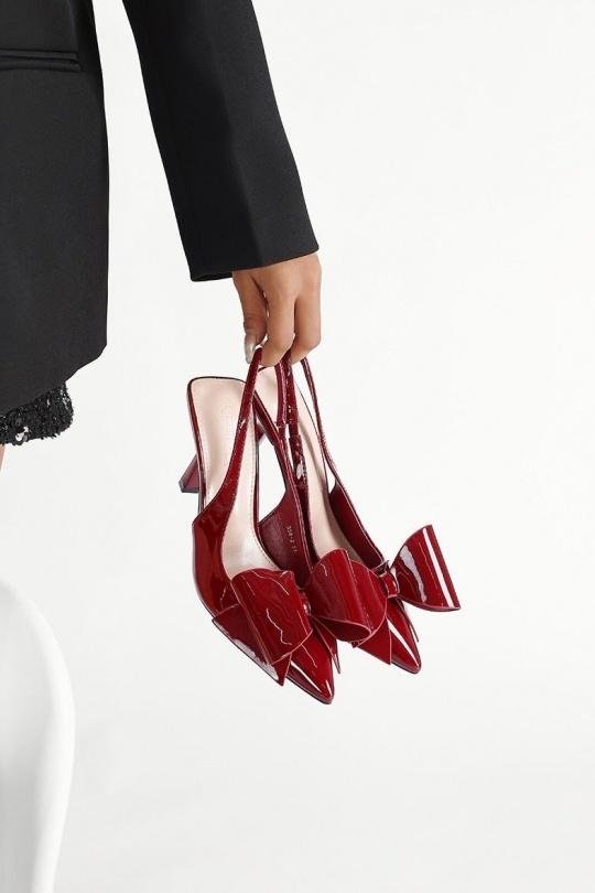 High heels Shoes Red VIVI RICH 358-2 Efashion Paris
