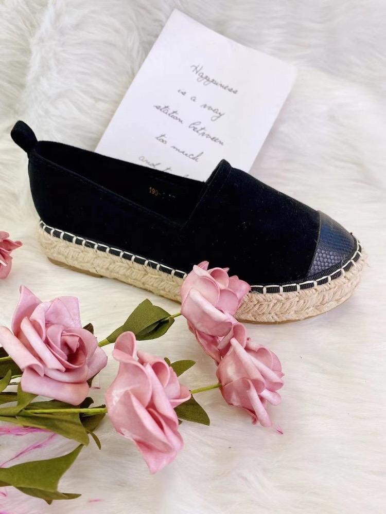 Alpargatas Zapatos Black VIVI RICH 199-9 #c Efashion Paris
