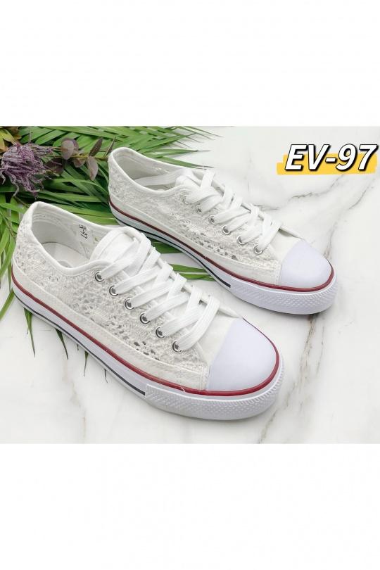 Baskets Chaussures Blanc BELLOSTAR EV-97 Efashion Paris