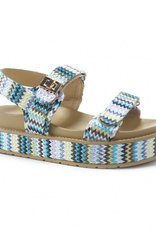 Sandali Scarpe Blue BELLOSTAR W59 Efashion Paris