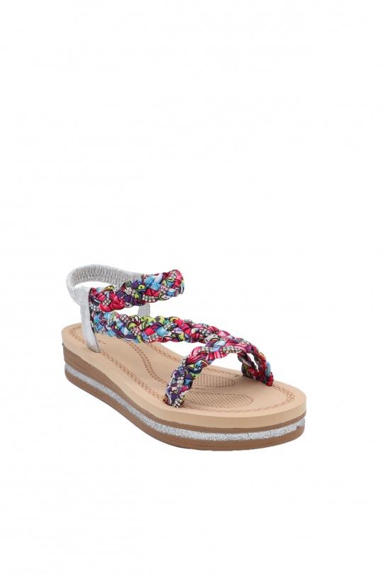 Sandales Chaussures Argent BELLOSTAR S143 Efashion Paris
