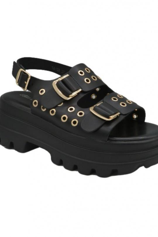 Sandali Scarpe Black BELLOSTAR 52133 Efashion Paris