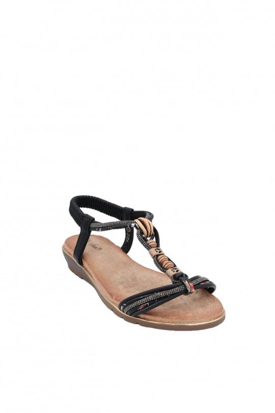 Sandales Chaussures Noir BELLOSTAR W253 Efashion Paris