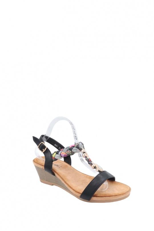 Compensées Chaussures Noir BELLOSTAR W251 Efashion Paris
