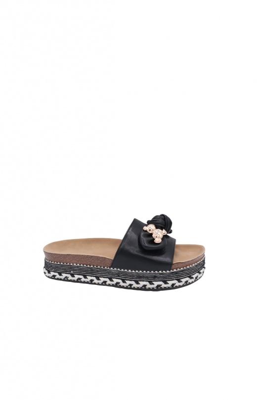 Sandals Shoes Black BELLOSTAR W297 Efashion Paris