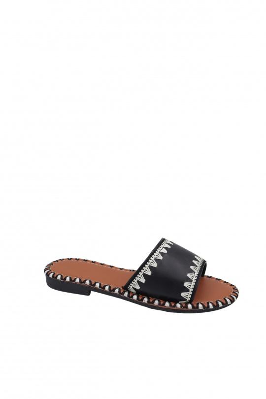 Sandales Chaussures Noir BELLOSTAR 1852 Efashion Paris
