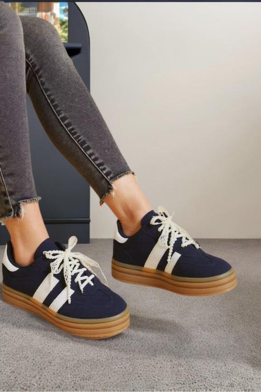 Baskets Chaussures Noir BELLOSTAR YY-139 Efashion Paris