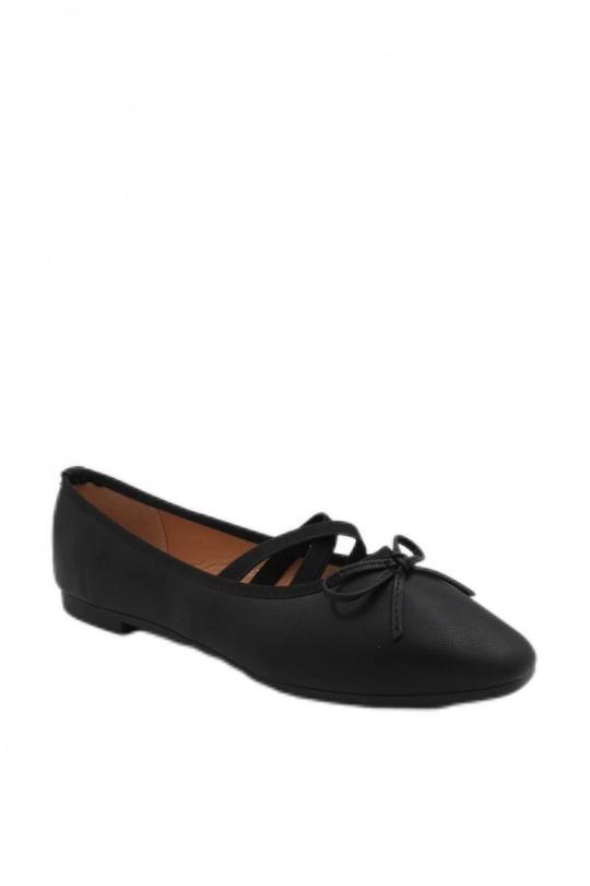 Ballet pumps Shoes Black BELLOSTAR L2853-1 Efashion Paris