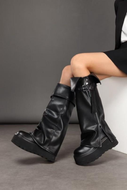 Bottes Chaussures Noir BELLOSTAR 52185 Efashion Paris