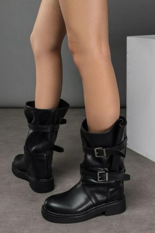 Stivaletti Scarpe Black BELLOSTAR 52189 Efashion Paris