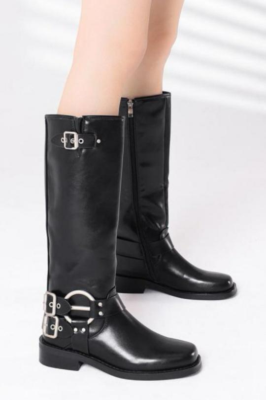 Bottes Chaussures Noir BELLOSTAR 52076 Efashion Paris