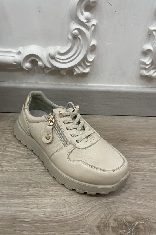 Zapatillas deportivas Zapatos Beige BELLOSTAR BK617 Efashion Paris