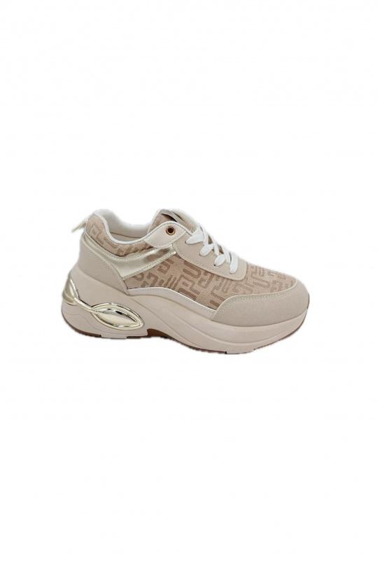 Baskets Chaussures Beige BELLOSTAR BO-192C Efashion Paris