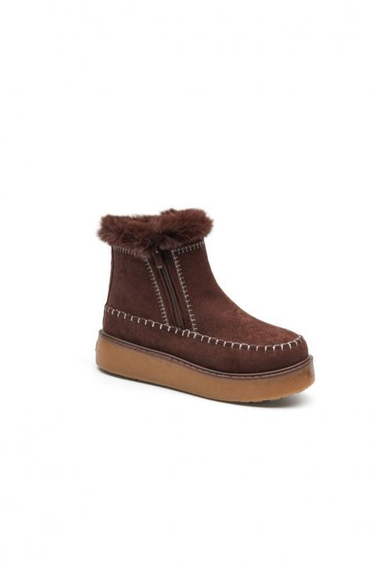 Ankle boots Shoes Brown BELLOSTAR YY-187 Efashion Paris