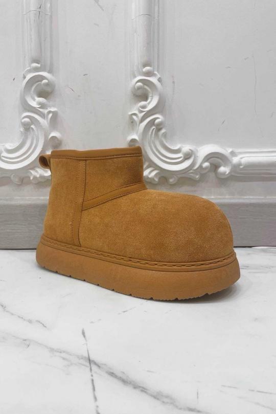 Ankle boots Shoes Camel BELLOSTAR 21-Q17 Efashion Paris