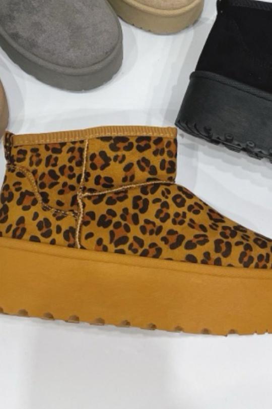 Bottines Chaussures Leopard BELLOSTAR EV-503 Efashion Paris