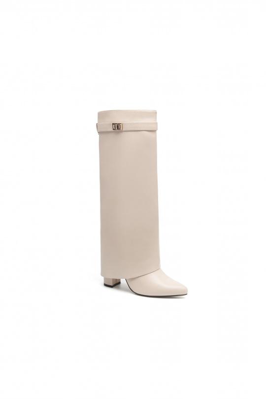 Boots Shoes Beige BELLOSTAR 52199 Efashion Paris
