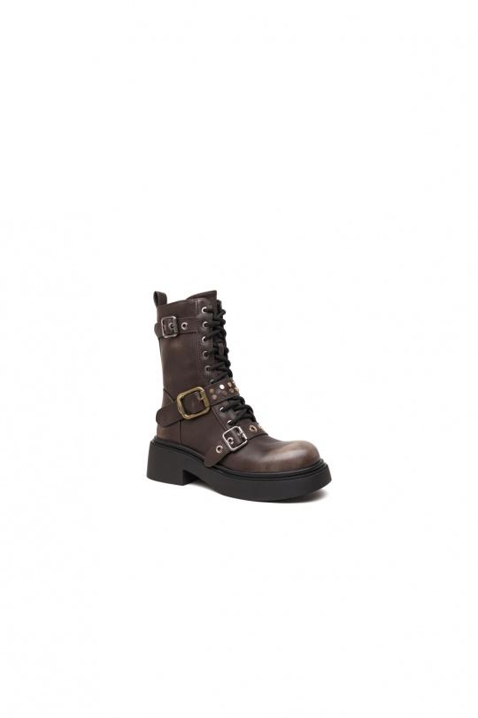 Ankle boots Shoes Brown BELLOSTAR 52122 Efashion Paris