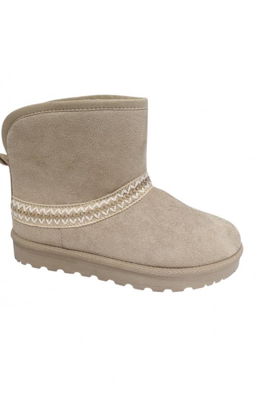 Bottines Chaussures Beige BELLOSTAR YY-199 Efashion Paris