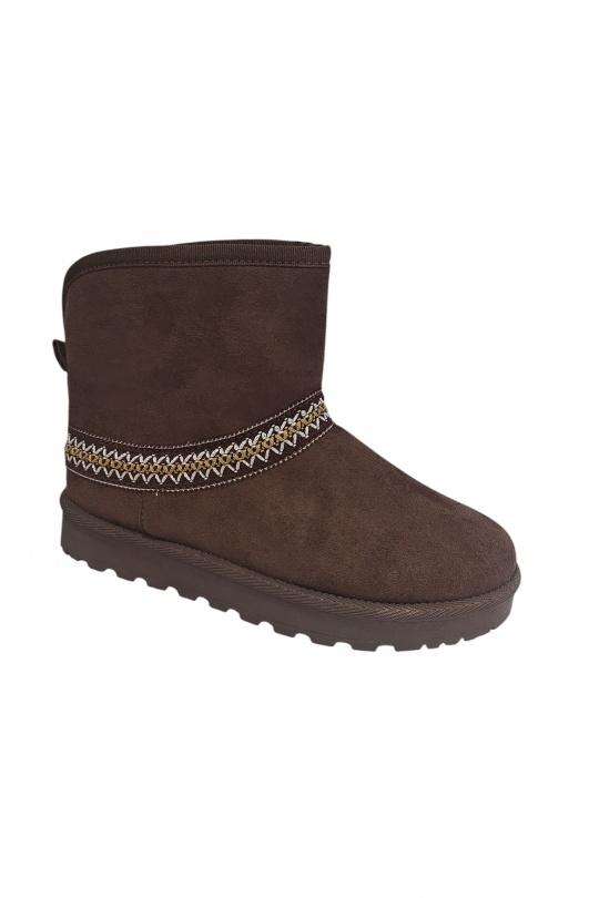 Ankle boots Shoes Brown BELLOSTAR YY-199 Efashion Paris
