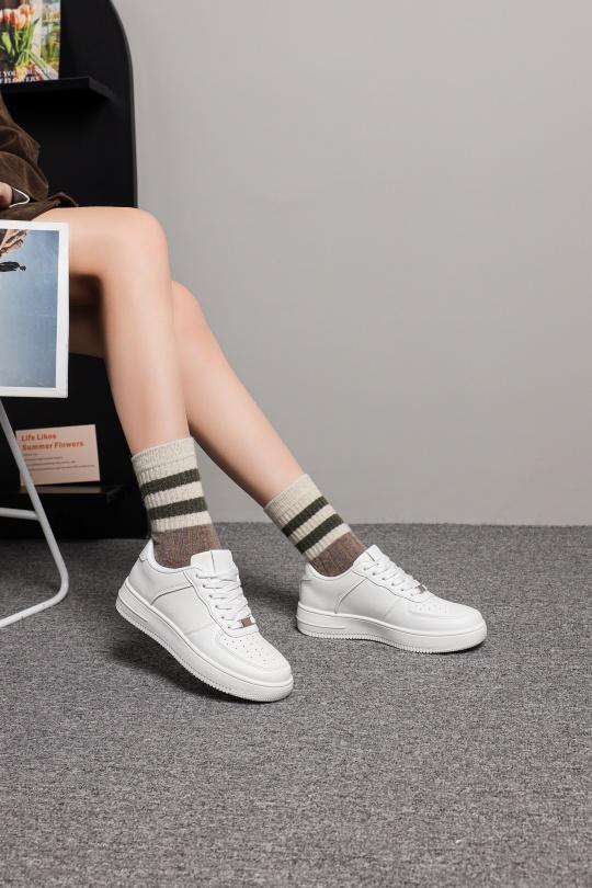 Baskets Chaussures Blanc BELLOSTAR EV-43 Efashion Paris