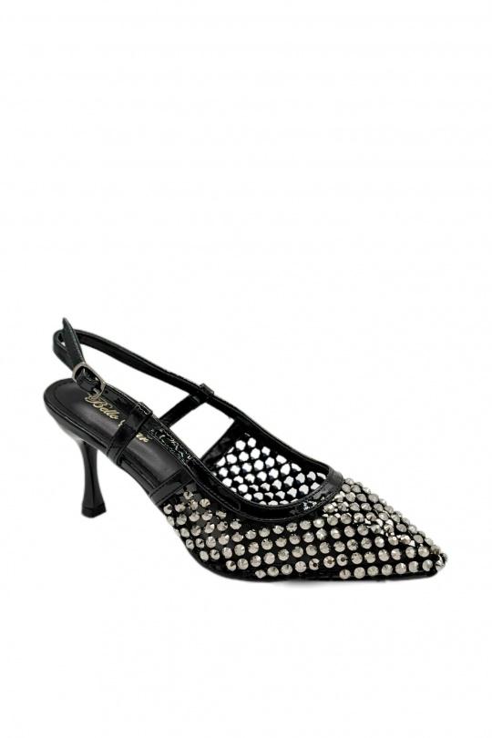Escarpins Chaussures Noir BELLOSTAR 26-162 Efashion Paris