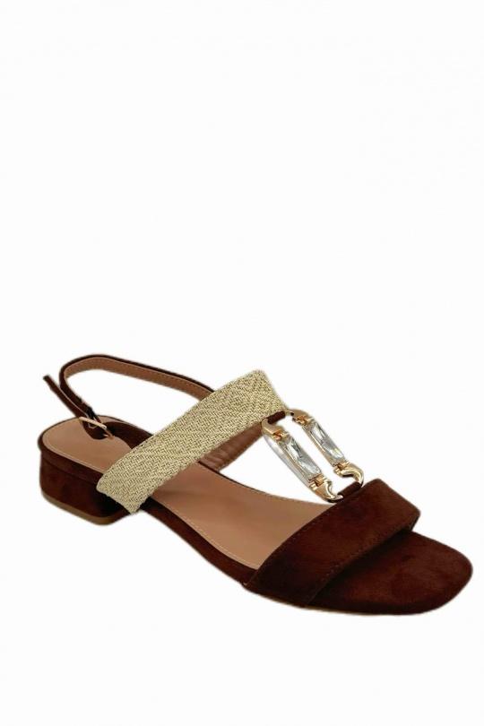 Sandales Chaussures Beige BELLOSTAR J1906 Efashion Paris