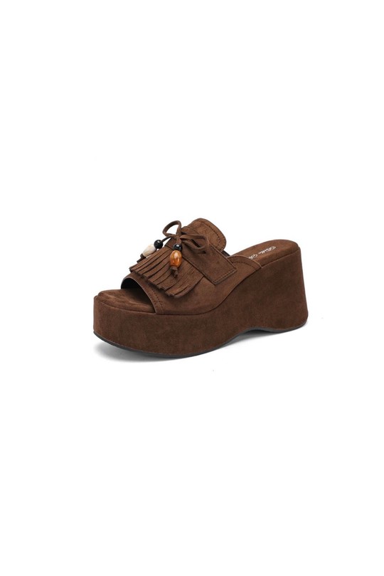 Compensées Chaussures Marron BELLOSTAR L2897 Efashion Paris