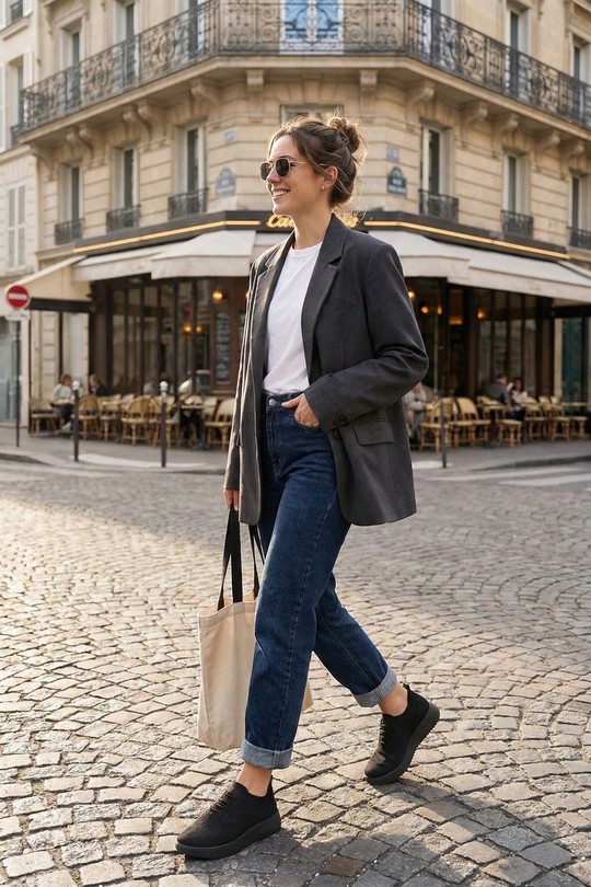 Baskets Chaussures Noir BELLOSTAR YY-89 Efashion Paris