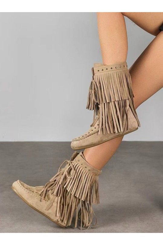 Bottines Chaussures Kaki BELLOSTAR 52219 Efashion Paris