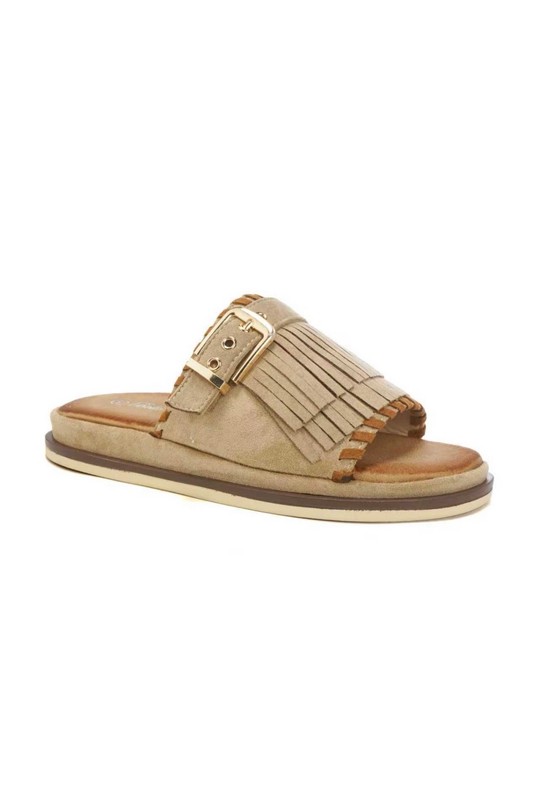 Sandales Chaussures Kaki BELLOSTAR W99 Efashion Paris