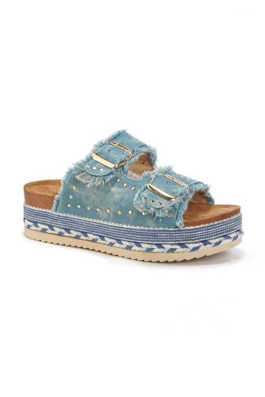 Zeppe Scarpe Blue BELLOSTAR W55. Efashion Paris