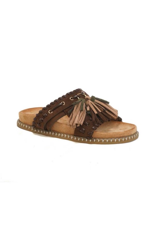 Sandales Chaussures Kaki BELLOSTAR W107 Efashion Paris