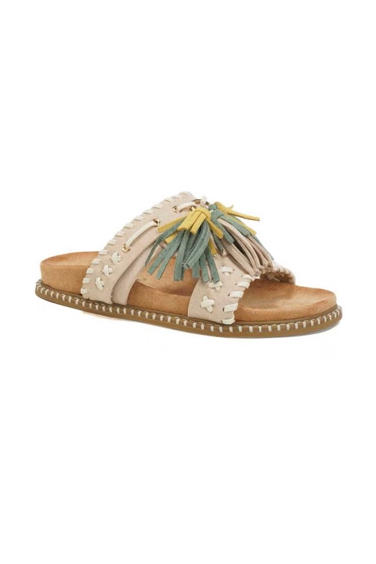 Sandales Chaussures Kaki BELLOSTAR W107 Efashion Paris