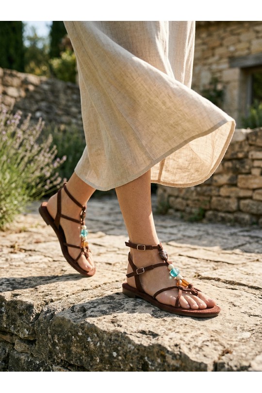 Sandals Shoes Brown BELLOSTAR 2075 Efashion Paris